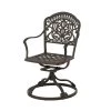 Hanamint Tuscany Cast Aluminum Swivel Dining Chair