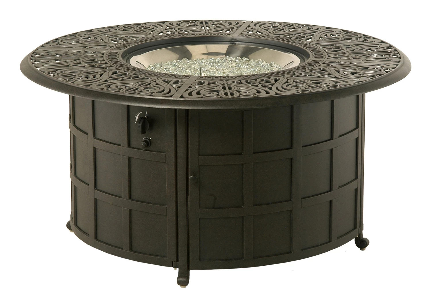 Hanamint Tuscany 48" Cast Aluminum Gas Fire Pit Fire Pits 1 Hanamint Tuscany 48" Cast Aluminum Gas Fire Pit Fire Pits