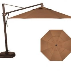 Treasure Garden 11' AKZ Plus Octagon Cantilever Umbrella Umbrellas & Bases