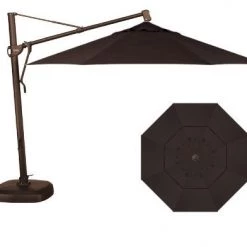 Treasure Garden 11' AKZ Octagon Cantilever Umbrella Umbrellas & Bases