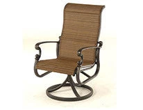 Hanamint St. Augustine Outdoor Cast Aluminum Dining Set 4 Hanamint St. Augustine Outdoor Cast Aluminum Dining Set