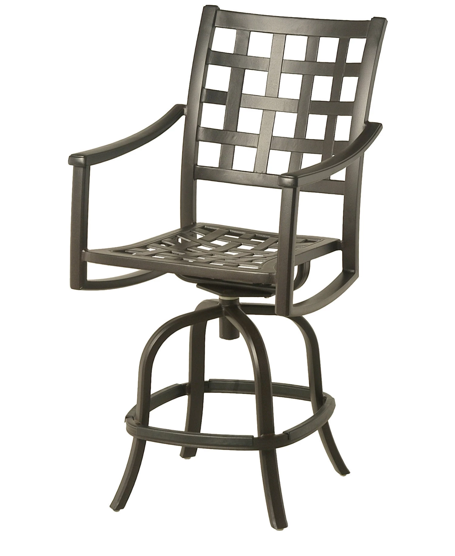 Hanamint Stratford ALUMINUM Outdoor Counter Swivel Stool 1 Hanamint Stratford ALUMINUM Outdoor Counter Swivel Stool