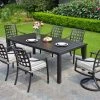 Hanamint Stratford Aluminum Outdoor Dining Set Patio Dining Furniture