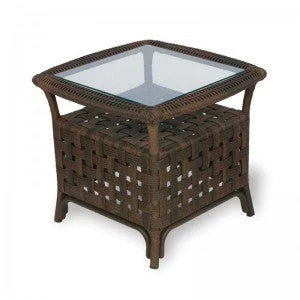 Lloyd Flanders Haven Outdoor Wicker End Table 1 Lloyd Flanders Haven Outdoor Wicker End Table