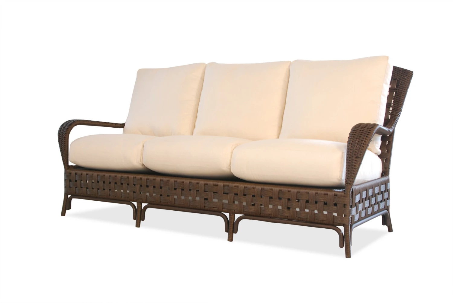 Lloyd Flanders Haven Outdoor Wicker Sofa Seating Furniture 1 Lloyd Flanders Haven Outdoor Wicker Sofa Seating Furniture
