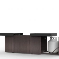 Plank And Hide Fire Pits 48"x 24" Functional Firepit - Wenge/Black 5 Plank And Hide Fire Pits 48