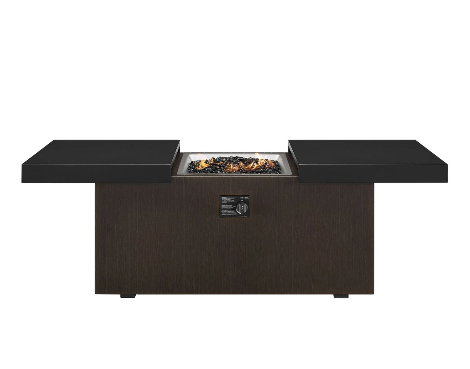 Plank And Hide Fire Pits 48"x 24" Functional Firepit - Wenge/Black 1 Plank And Hide Fire Pits 48"x 24" Functional Firepit - Wenge/Black