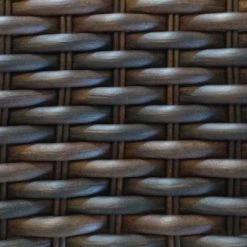 Chicago Wicker Seating Furniture Canyon Outdoor Round Wicker Ottoman