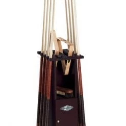 Brunswick Pool Tables & Billiards Contender Floor Rack-chestnut