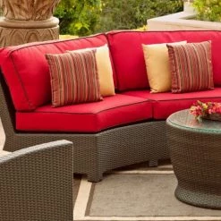 Chicago Wicker Canyon Outdoor Wicker Wedge Table Seating Furniture