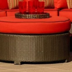 Chicago Wicker Canyon 4 Piece Wicker Sectional Seating Furniture