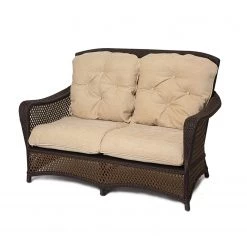 Lloyd Flanders Seating Furniture Grand Traverse Outdoor Wicker Love Seat
