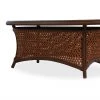 Lloyd Flanders Seating Furniture Grand Traverse Outdoor Wicker Oval Coffee Table