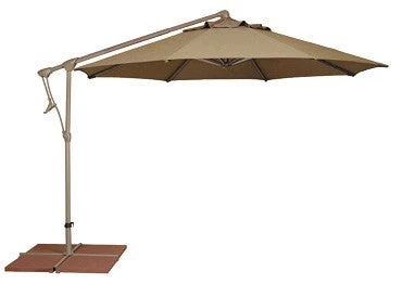 Treasure Garden 10' Cantilever Umbrella - Toffee (more Colors Available) Umbrellas & Bases 1 Treasure Garden 10' Cantilever Umbrella - Toffee (more Colors Available) Umbrellas & Bases