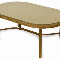 Lloyd Flanders Seating Furniture Weekend Retreat Outdoor Wicker Coffee Table