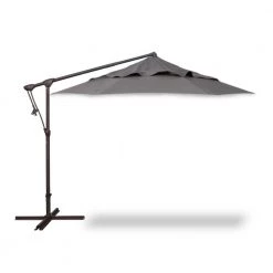 Treasure Garden 10' Cantilever Umbrella - Boulder (more Colors Available)