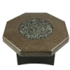 Oriflamme Tropical Brown Granite 32" Octagon Outdoor Fire Pit