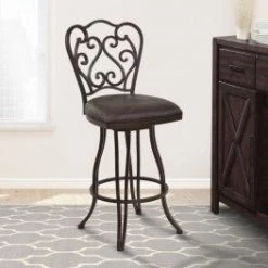 Armen Living Furniture Celeste Bar Stool Bar Stools