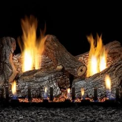 White Mountain Sassafras VENT FREE 24" GAS LOG SET Fireplaces
