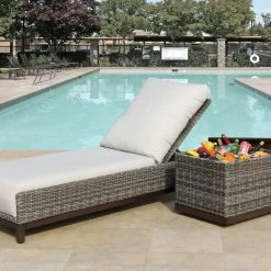 Plank And Hide Seating Furniture Nevis Chaise Lounge