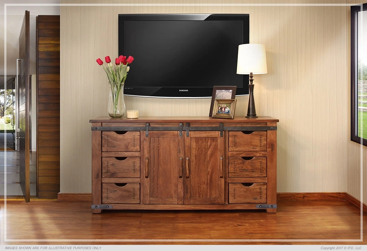 IFD Living Room Furniture Parota TV Stand 1 IFD Living Room Furniture Parota TV Stand