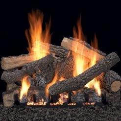 White Mountain Ponderosa VENT FREE 24" GAS LOG SET Fireplaces