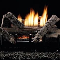 White Mountain Whiskey River VENT FREE 24" GAS LOG SET Fireplaces