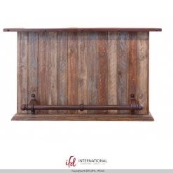 IFD Antique Multicolor Home Bar