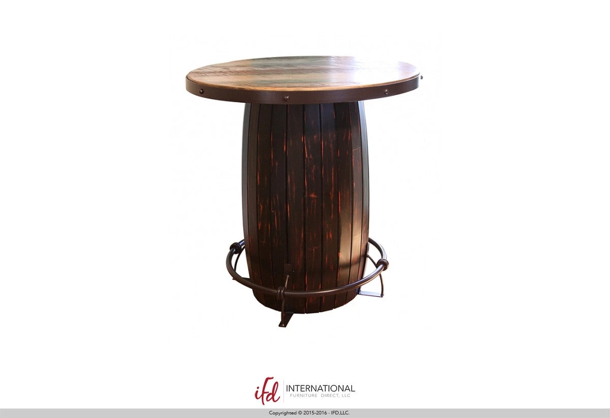 IFD Antique Multicolor Bistro Table Pub Tables 2 IFD Antique Multicolor Bistro Table Pub Tables