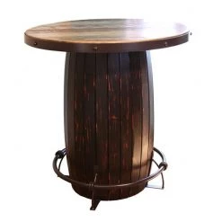 IFD Antique Multicolor Bistro Table Pub Tables