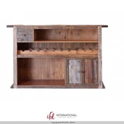 IFD Antique Multicolor Home Bar