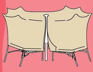 Treasure Garden Furniture Accessories Round Table & Chair Cover For Medium Sets CP572 1 Treasure Garden Furniture Accessories Round Table & Chair Cover For Medium Sets CP572