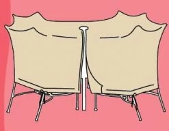 Treasure Garden Oval/Rectangle X-Large Sets Cover CP694 Furniture Accessories