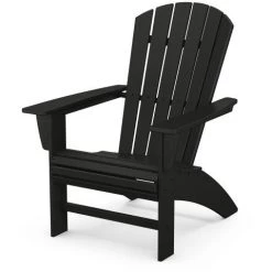 POLYWOOD Adirondack Chair - Black