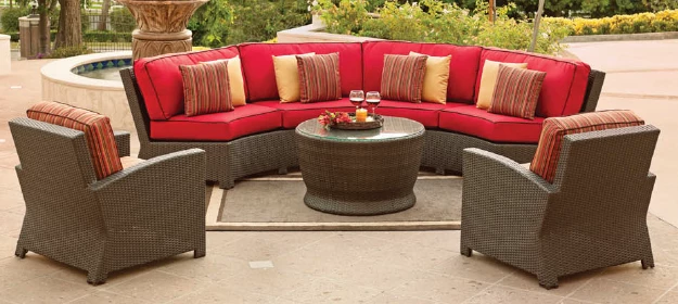 Chicago Wicker Canyon 5-PC Curved Wicker Sofa 3 Chicago Wicker Canyon 5-PC Curved Wicker Sofa