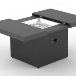 Plank And Hide 42" Functional Firepit - Charcoal/Black