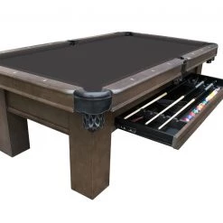 Plank And Hide 8' Elias Pool Table With Storage Drawer Indoor Living