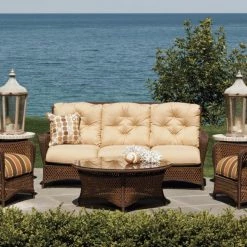 Lloyd Flanders Grand Traverse Outdoor Wicker Sofa