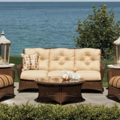 Lloyd Flanders Grand Traverse Outdoor Wicker Seating Seating Furniture
