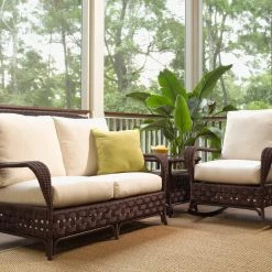Lloyd Flanders Seating Furniture Haven Outdoor Wicker Love Seat