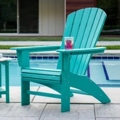 Seating Furniture POLYWOOD Adirondack Chair - Teak 7 Seating Furniture POLYWOOD Adirondack Chair - Teak