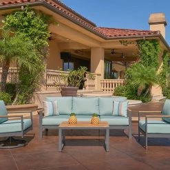 Chicago Wicker Huntington Swivel Rocker Seating Furniture