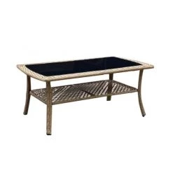 300 South Main Jaxon 4 Piece Wicker Loveseat Set Seating Furniture