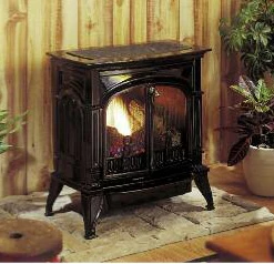 White Mountain Cast Vent Free Gas Stove