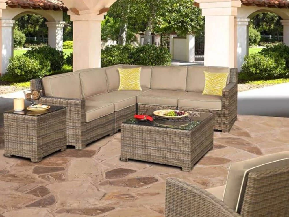Chicago Wicker Seating Furniture Marina 5 Piece Wicker Sectional 1 Chicago Wicker Seating Furniture Marina 5 Piece Wicker Sectional