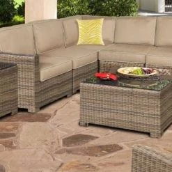 Chicago Wicker Marina Outdoor Wicker Swivel Glider Seating Furniture