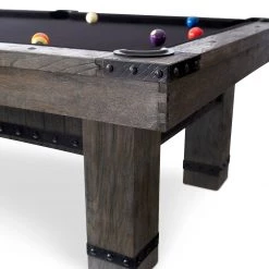 Plank And Hide 7' Morse BILLIARD TABLE Indoor Living