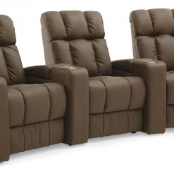 Clover Premier Home Theater Furniture Genoa 3 PC Home Theater Seating