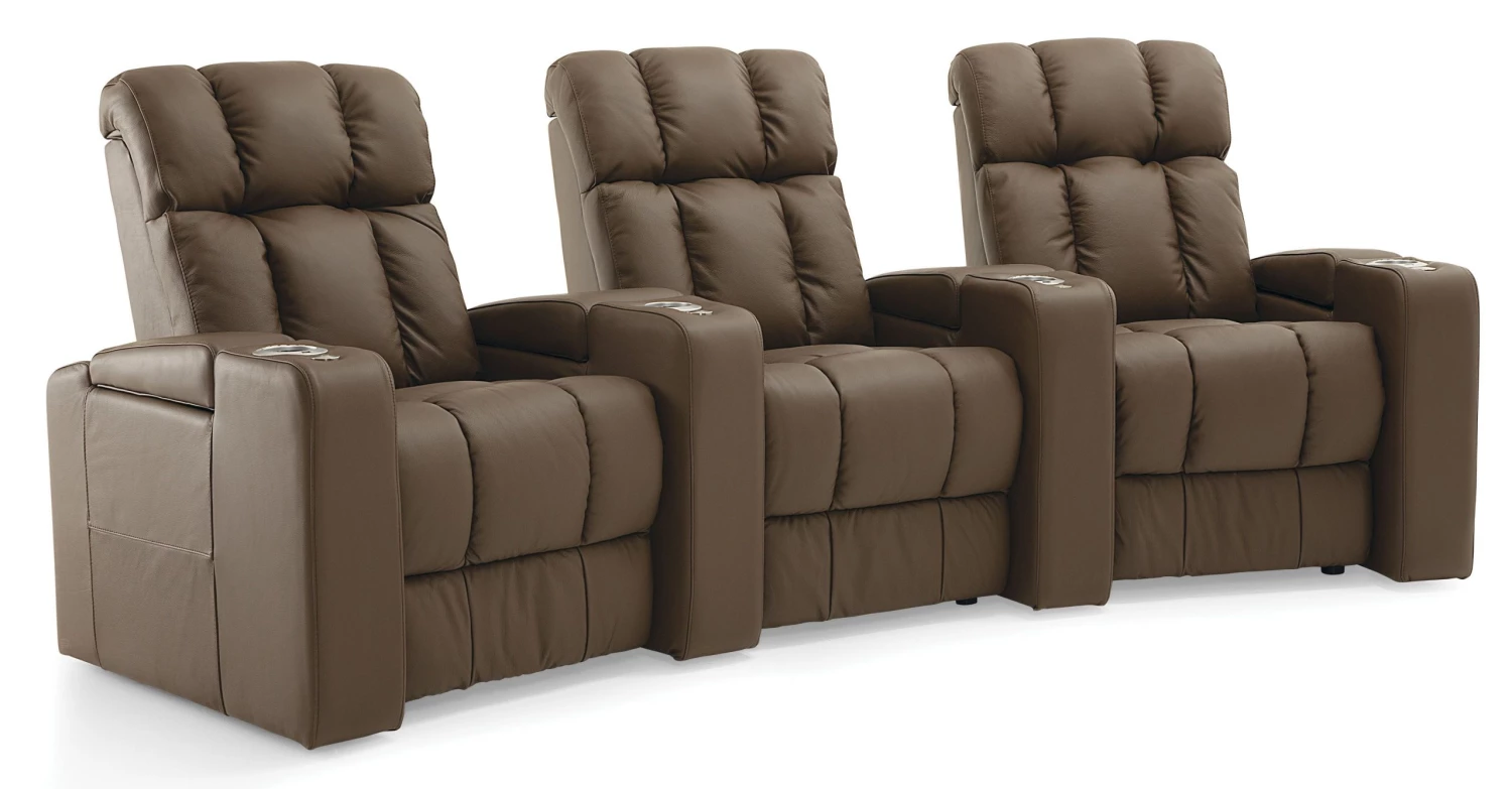 Clover Premier Home Theater Furniture Genoa 3 PC Home Theater Seating 1 Clover Premier Home Theater Furniture Genoa 3 PC Home Theater Seating