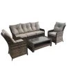300 South Main Palmetto 4 Piece Wicker Seating